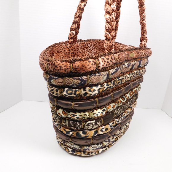 Cappelli Straworld purse straw tote satchel medium handbag purse (12124) - Picture 2 of 9